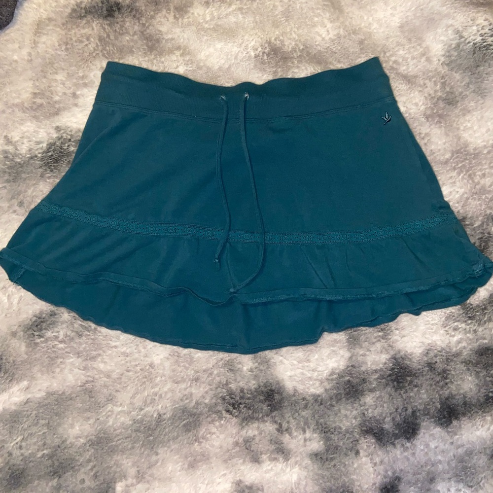 Aerie Deep Teal Mini Skirt